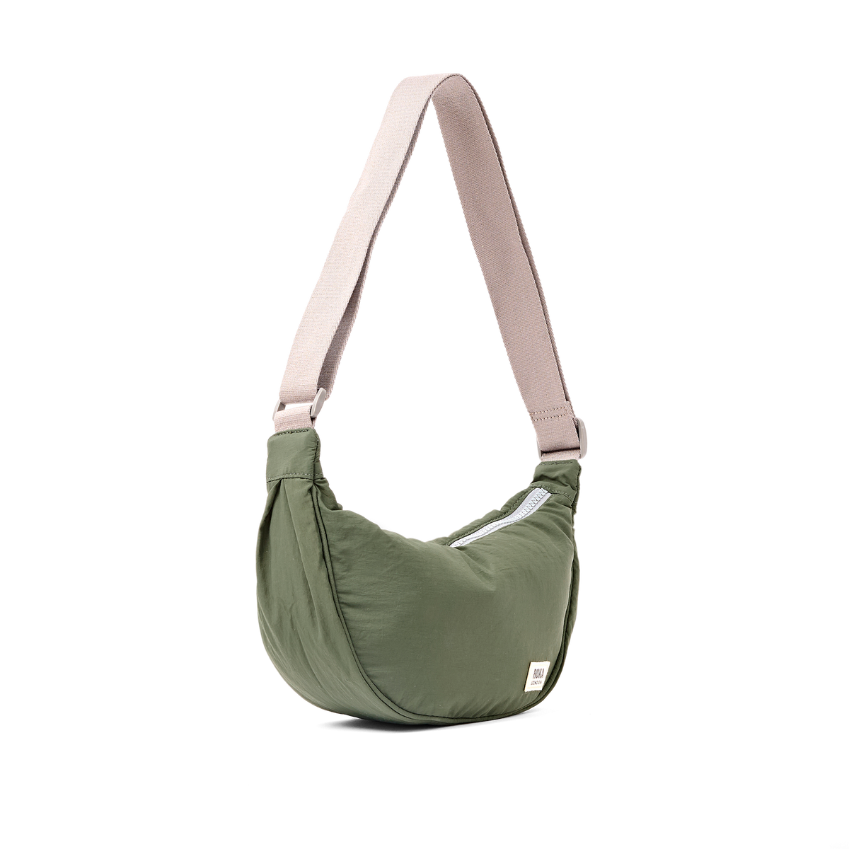 Farringdon Half Moon Bag in Olive