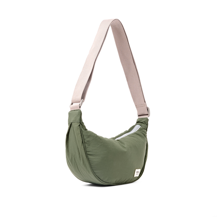 Farringdon Half Moon Bag in Olive