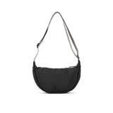 Farringdon Half Moon Bag in Black