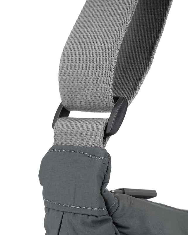 Farringdon Half Moon Bag in Charcoal
