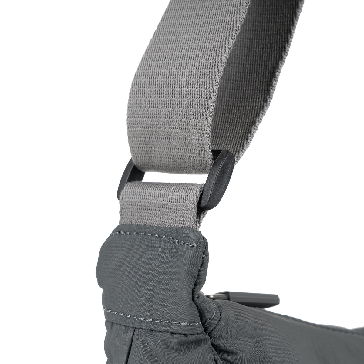 Farringdon Half Moon Bag in Charcoal