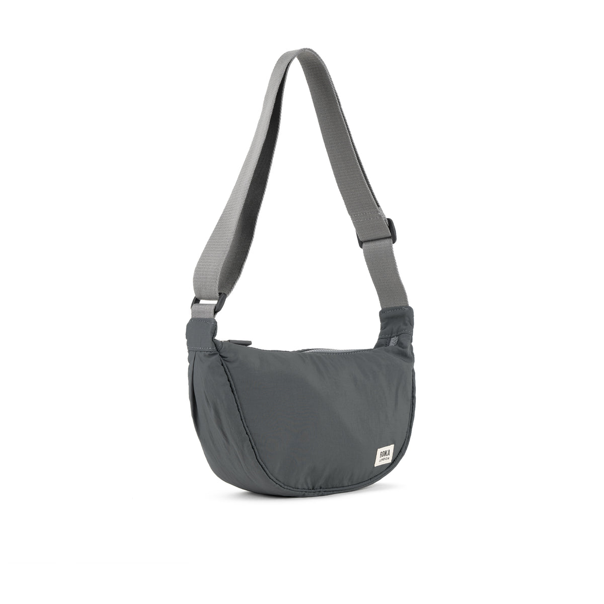 Farringdon Half Moon Bag in Charcoal