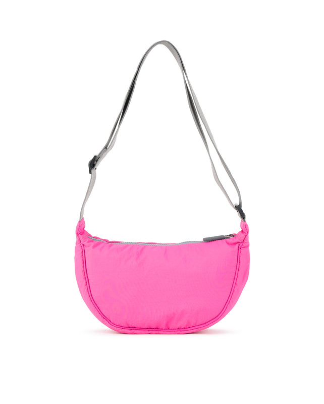 Farringdon Half Moon Bag in Hot Pink