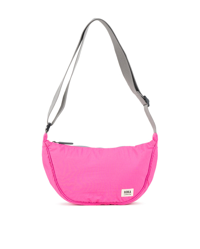 Farringdon Half Moon Bag in Hot Pink