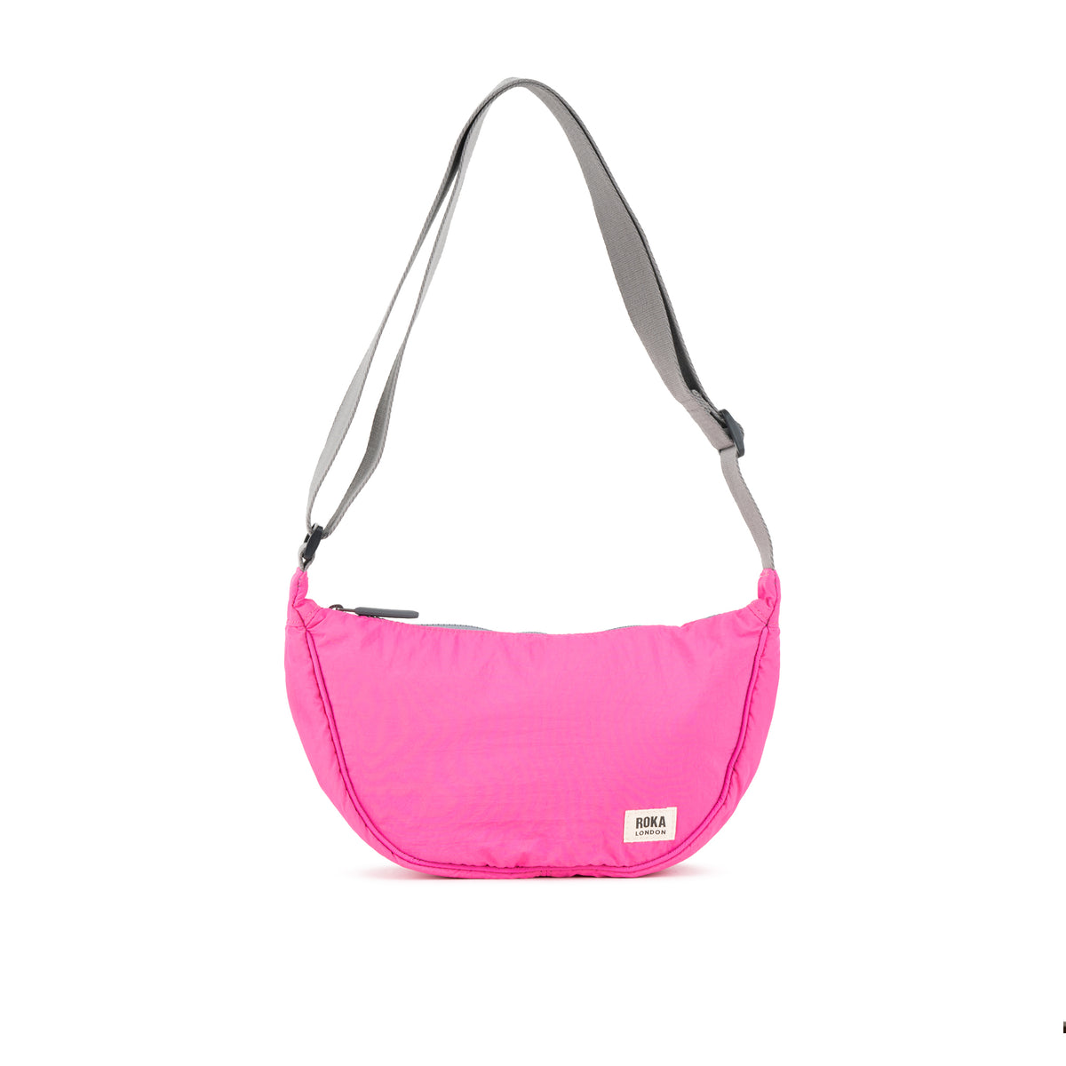 Farringdon Half Moon Bag in Hot Pink