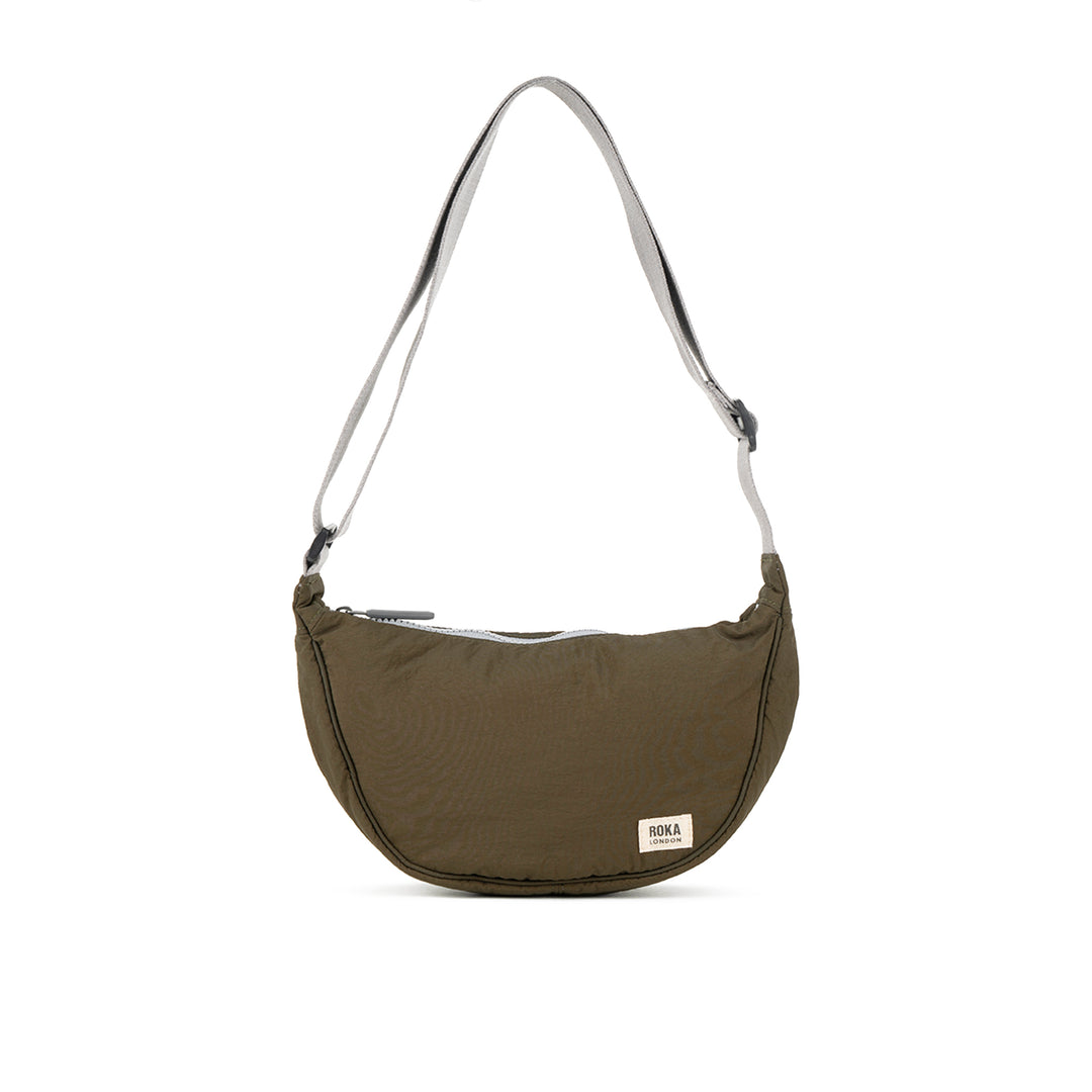 Farringdon Half Moon Bag in Moss