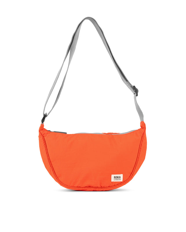 Farringdon Half Moon Bag in Tangerine