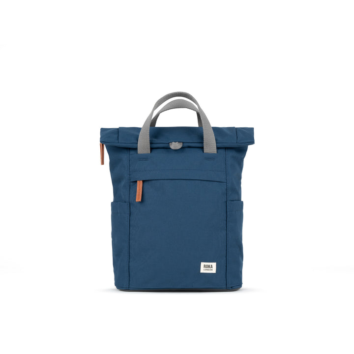 Finchley A Deep Blue Recycled Canvas