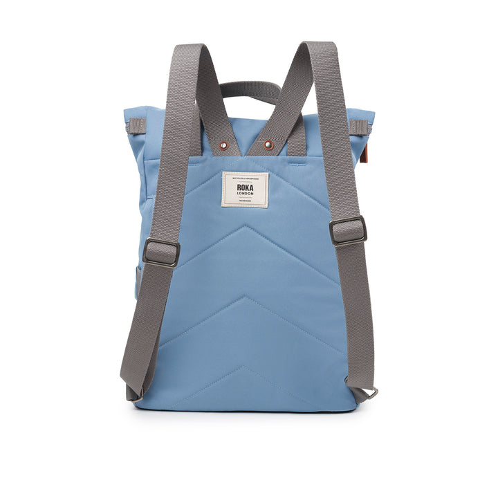 Finchley A Retro Blue Recycled Canvas