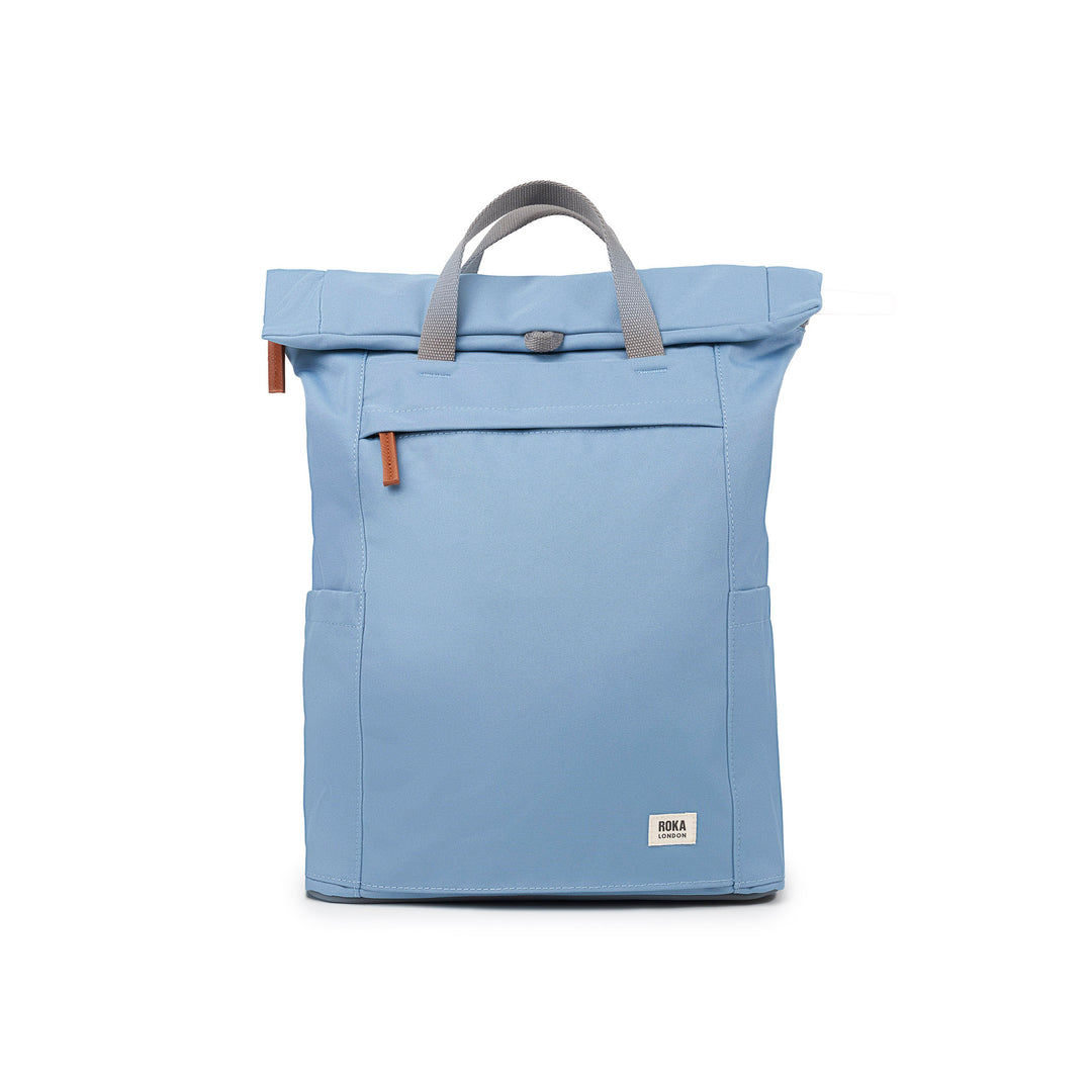 Finchley A Retro Blue Recycled Canvas