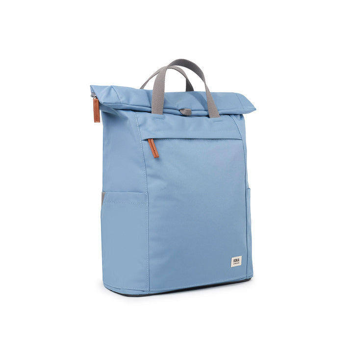 Finchley A Retro Blue Recycled Canvas