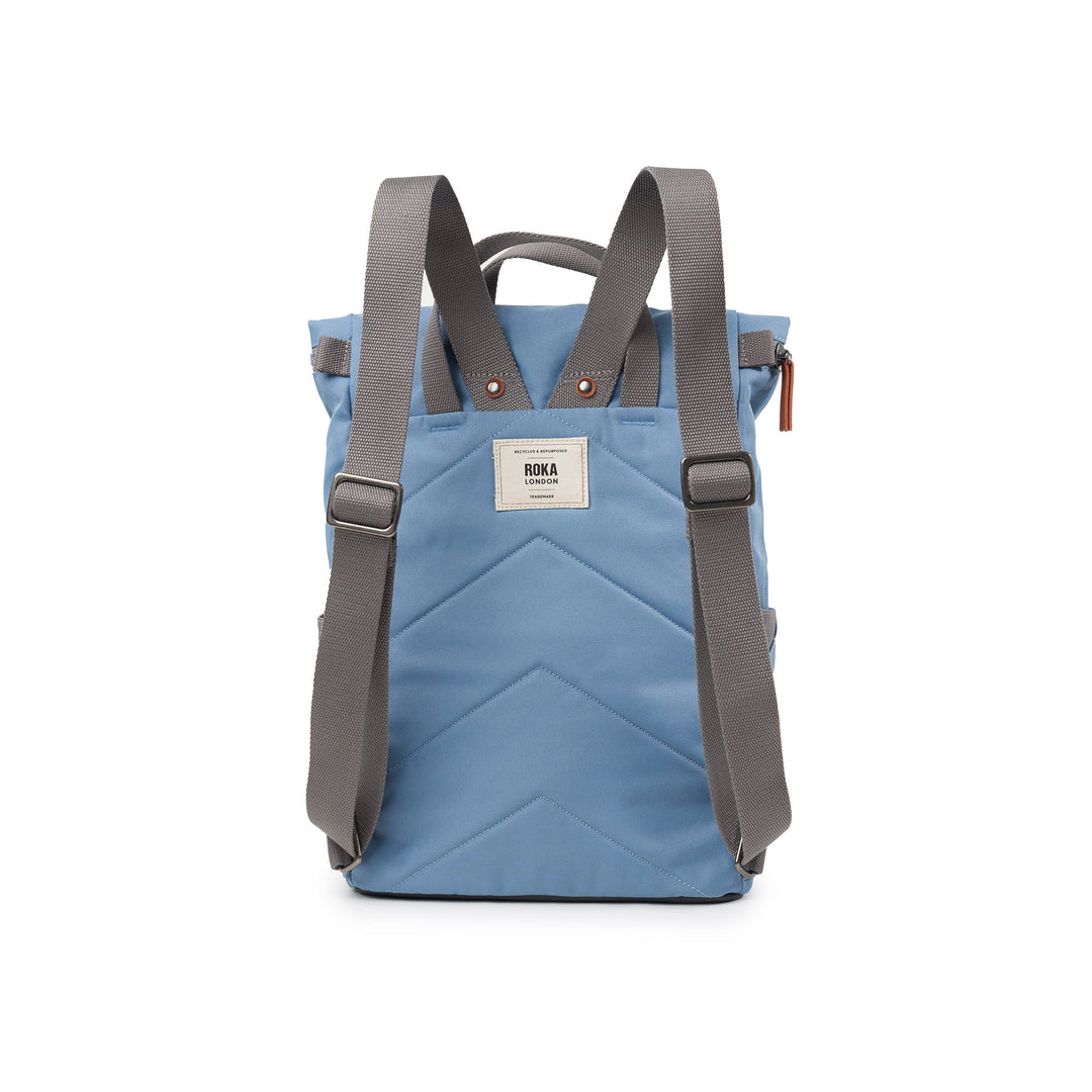 Finchley A Retro Blue Recycled Canvas
