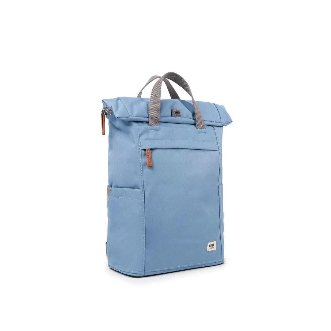 Finchley A Retro Blue Recycled Canvas