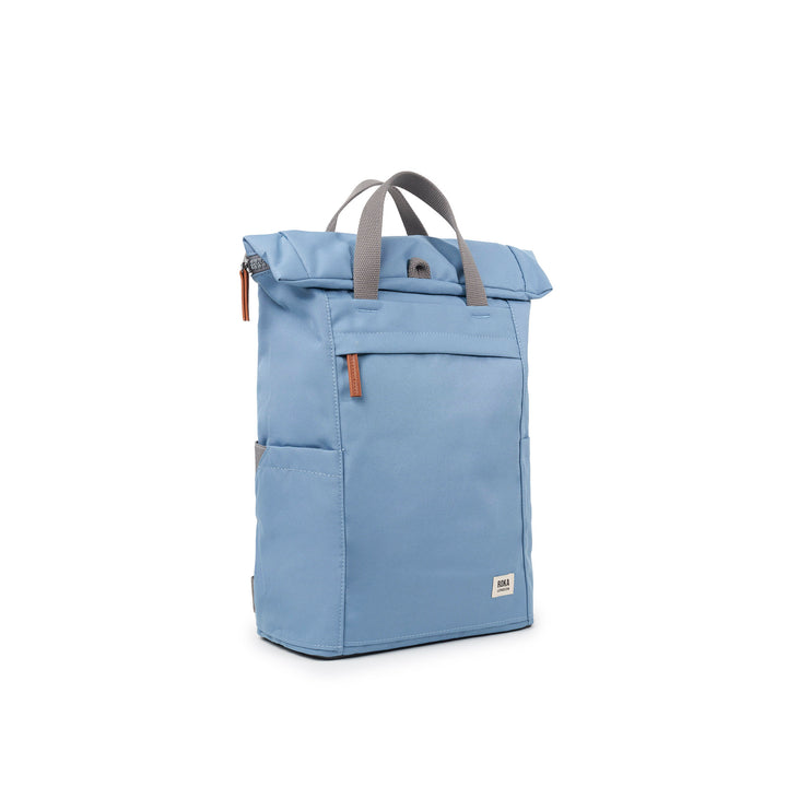 Finchley A Retro Blue Recycled Canvas