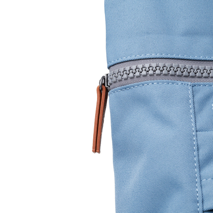 Finchley A Retro Blue Recycled Canvas