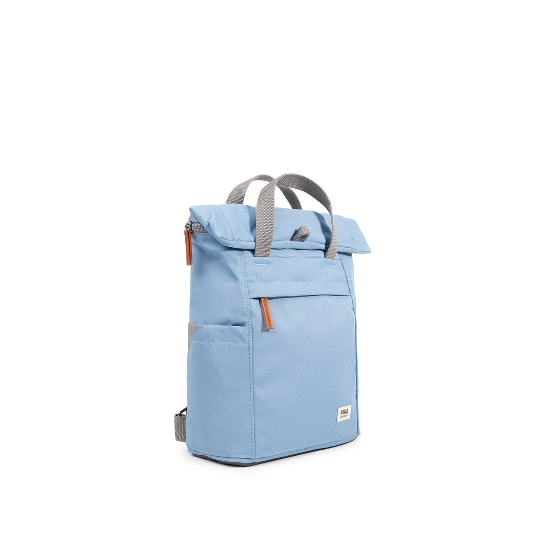 Finchley A Retro Blue Recycled Canvas