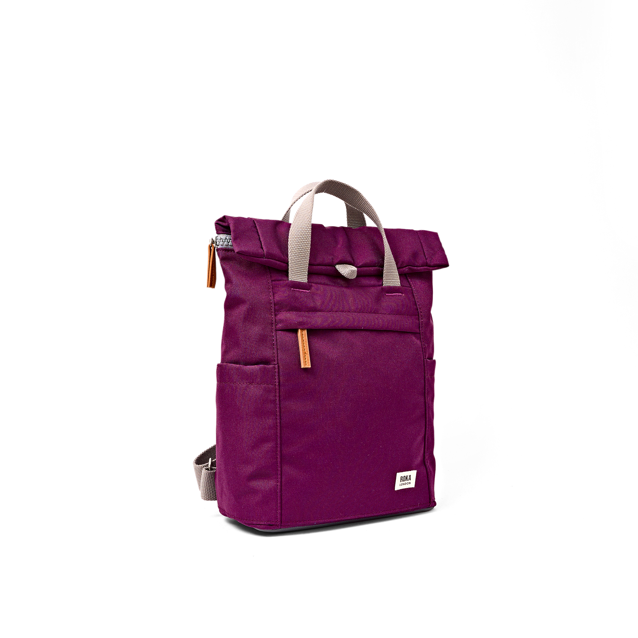 Finchley Cherry Lacquer | Recycled Backpack | ROKA London