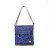 Kennington Crossbody Bag in Navy Polka Dot