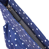 Kennington Crossbody Bag in Navy Polka Dot