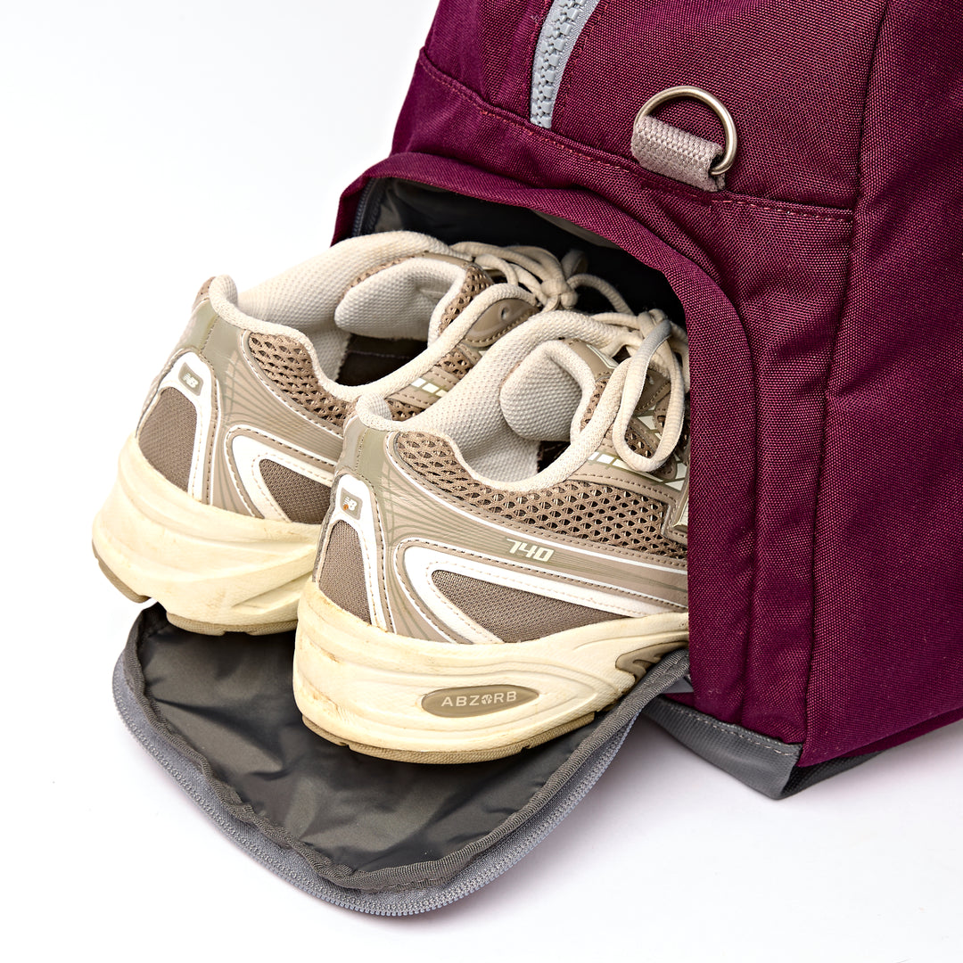 Gatwick Carry-On Duffel Bag in Cherry Lacquer
