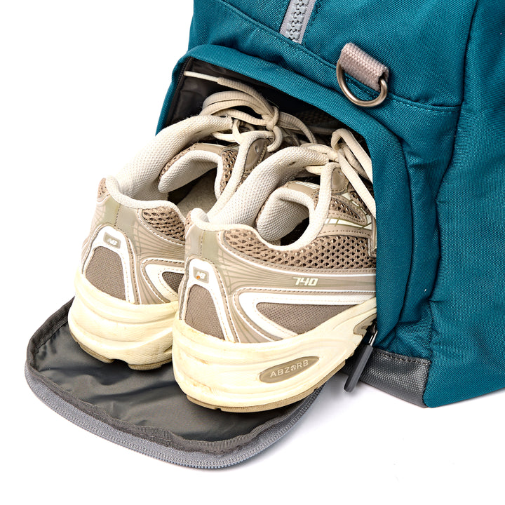Gatwick Carry-On Duffel Bag in Deep Teal