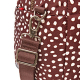 Gatwick Carry-On Duffel Bag in Brown Dot