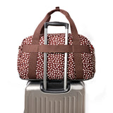 Gatwick Carry-On Duffel Bag in Brown Dot