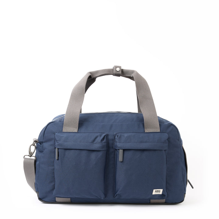 Gatwick Deep Blue Recycled Canvas