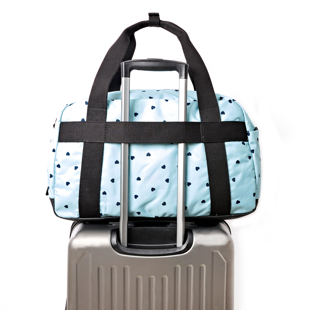 Gatwick Carry-On Duffel Bag in Heart Print