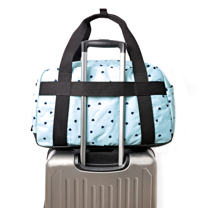 Gatwick Carry-On Duffel Bag in Heart Print