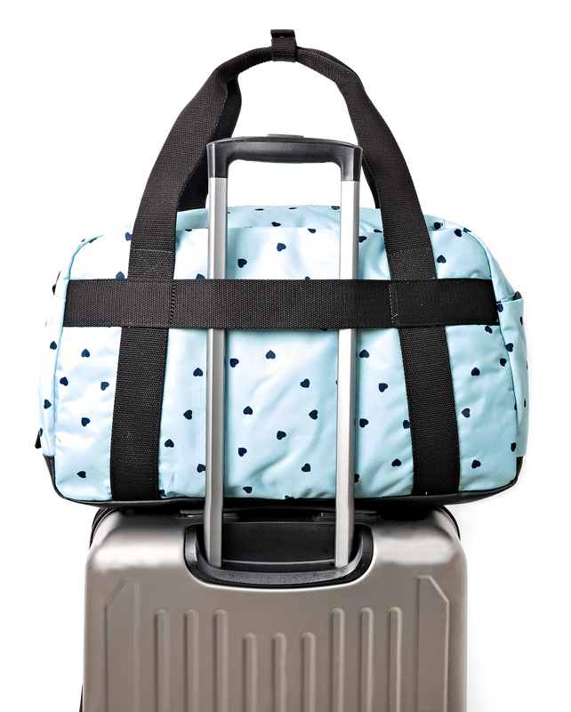 Gatwick Carry-On Duffel Bag in Heart Print