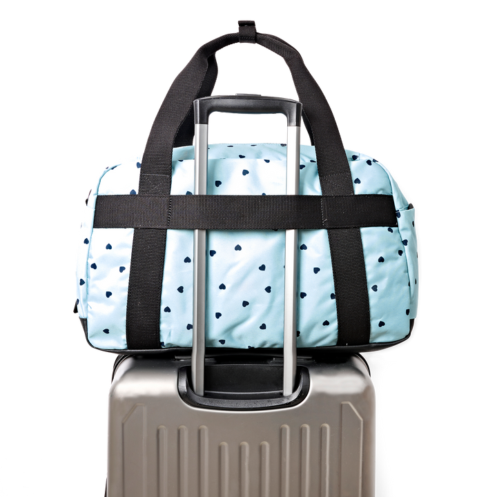 Gatwick Carry-On Duffel Bag in Heart Print