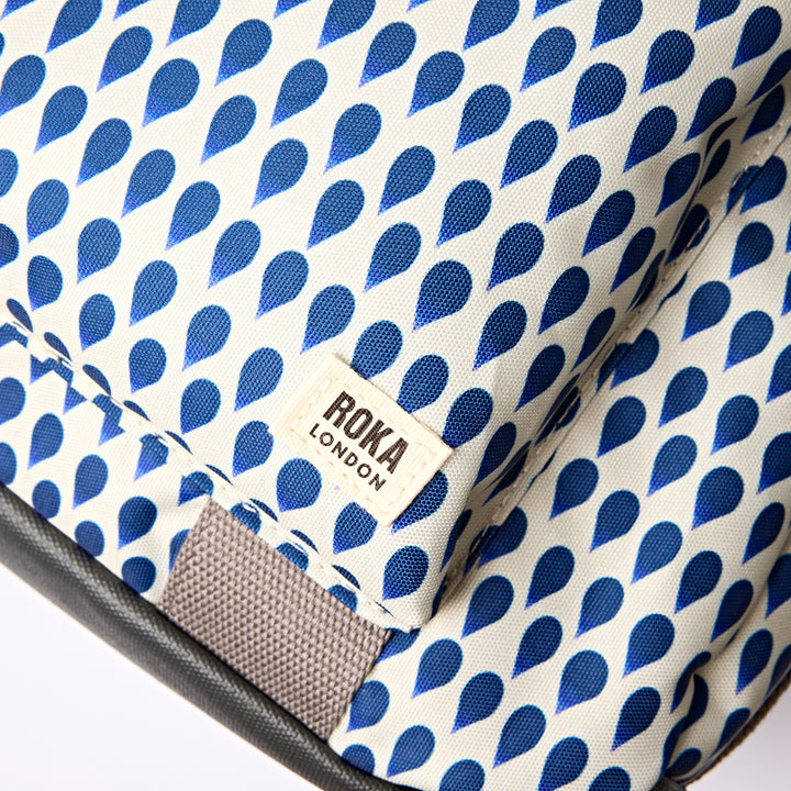 Gatwick Carry-On Duffel Bag in Indigo Denim Rain