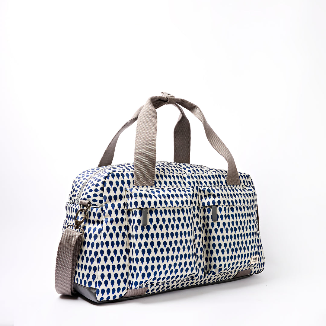 Gatwick Carry-On Duffel Bag in Indigo Denim Rain