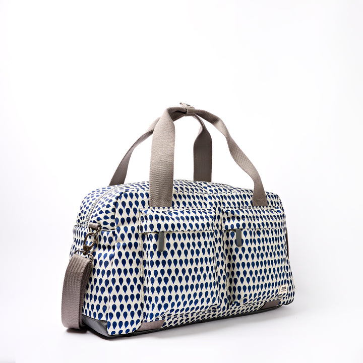 Gatwick Carry-On Duffel Bag in Indigo Denim Rain