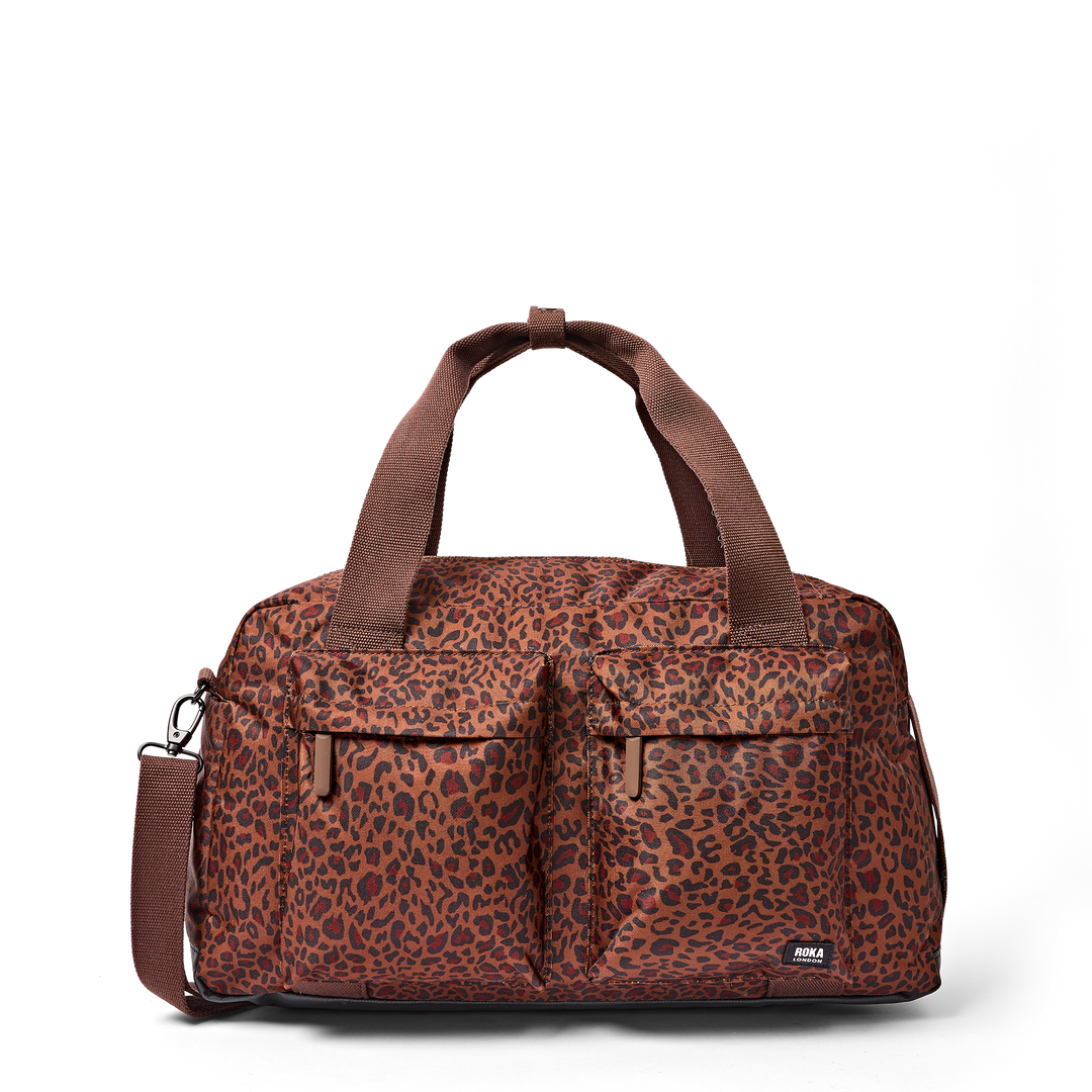 Gatwick Carry-On Duffel Bag in Mini Leopard