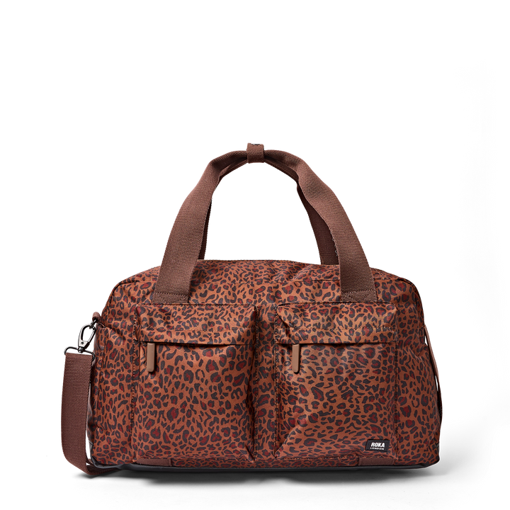 Gatwick Carry-On Duffel Bag in Mini Leopard