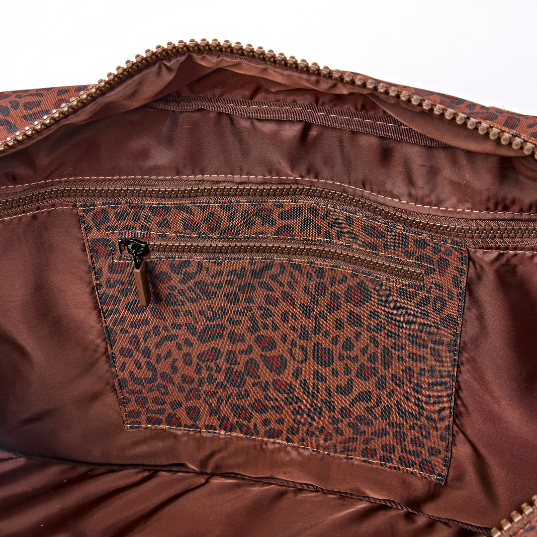 Gatwick Carry-On Duffel Bag in Mini Leopard