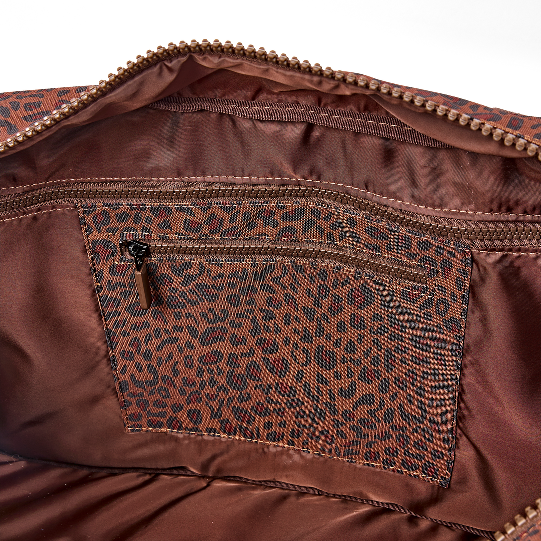Gatwick Carry-On Duffel Bag in Mini Leopard