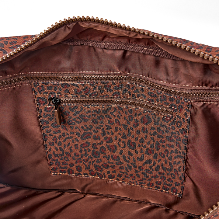 Gatwick Carry-On Duffel Bag in Mini Leopard