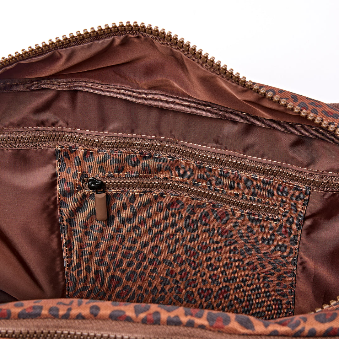 Gatwick Carry-On Duffel Bag in Mini Leopard