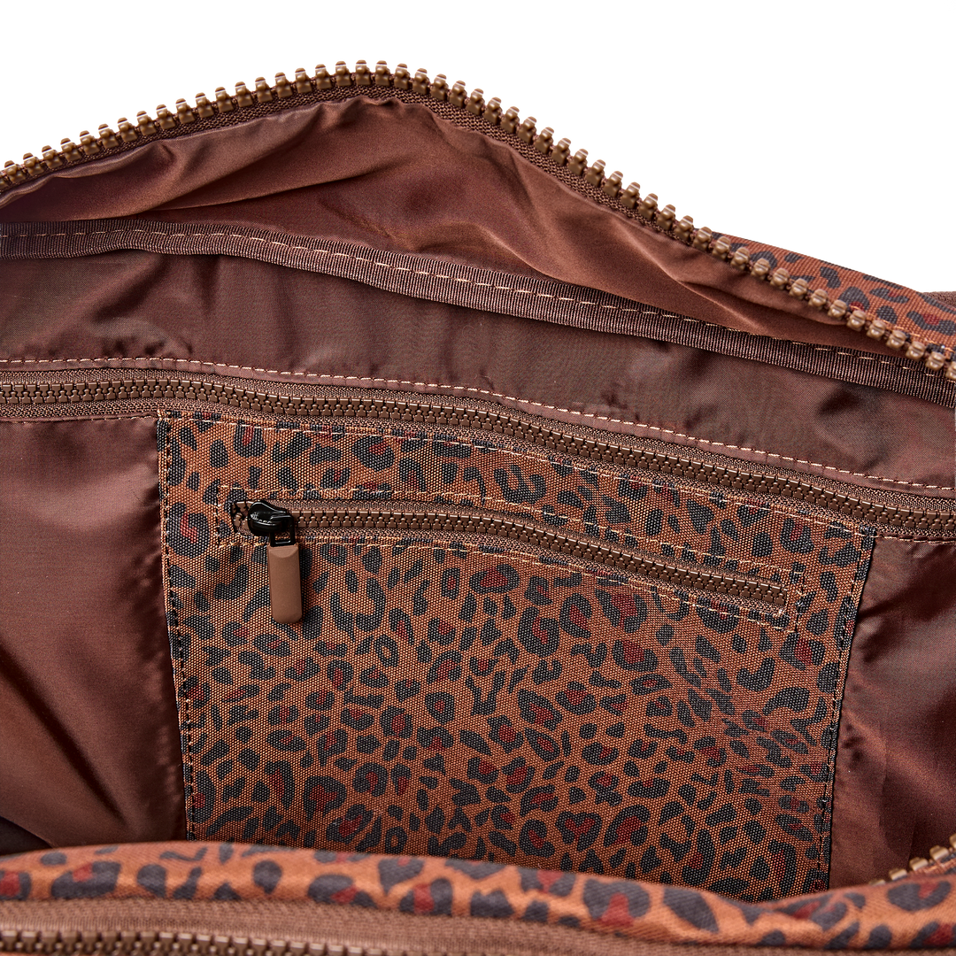 Gatwick Carry-On Duffel Bag in Mini Leopard