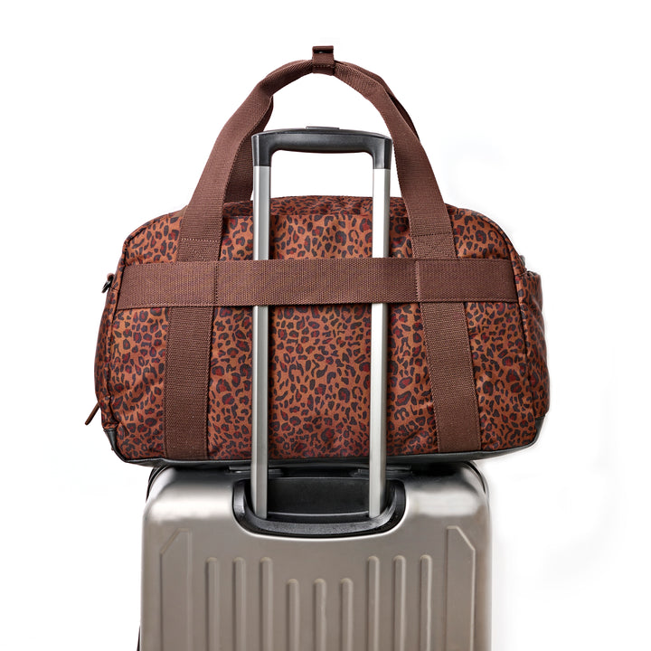 Gatwick Carry-On Duffel Bag in Mini Leopard