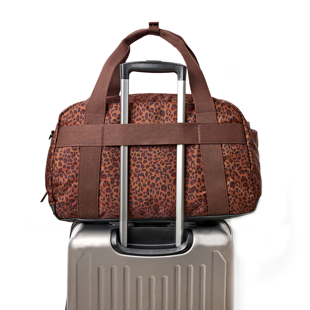 Gatwick Carry-On Duffel Bag in Mini Leopard