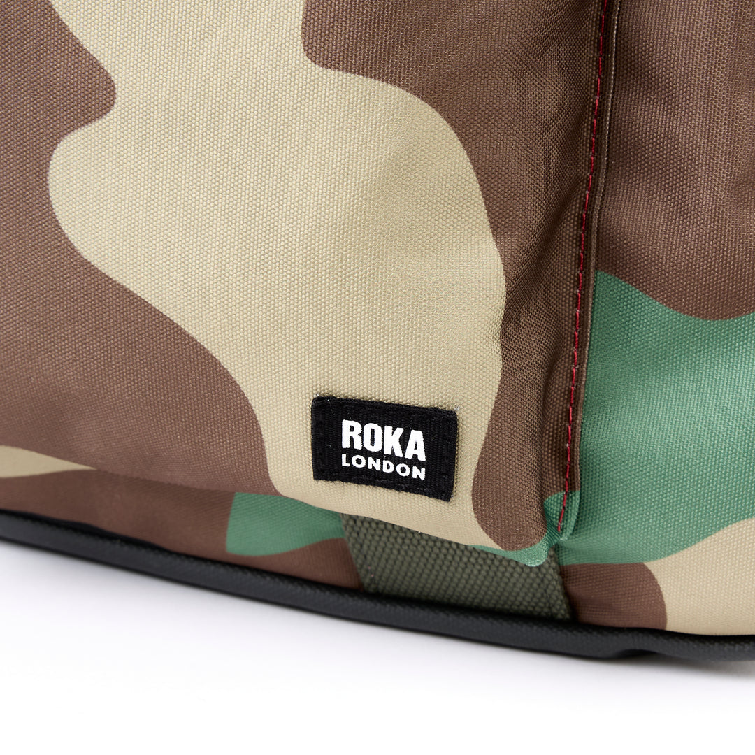 Gatwick Vintage Camo Recycled Canvas