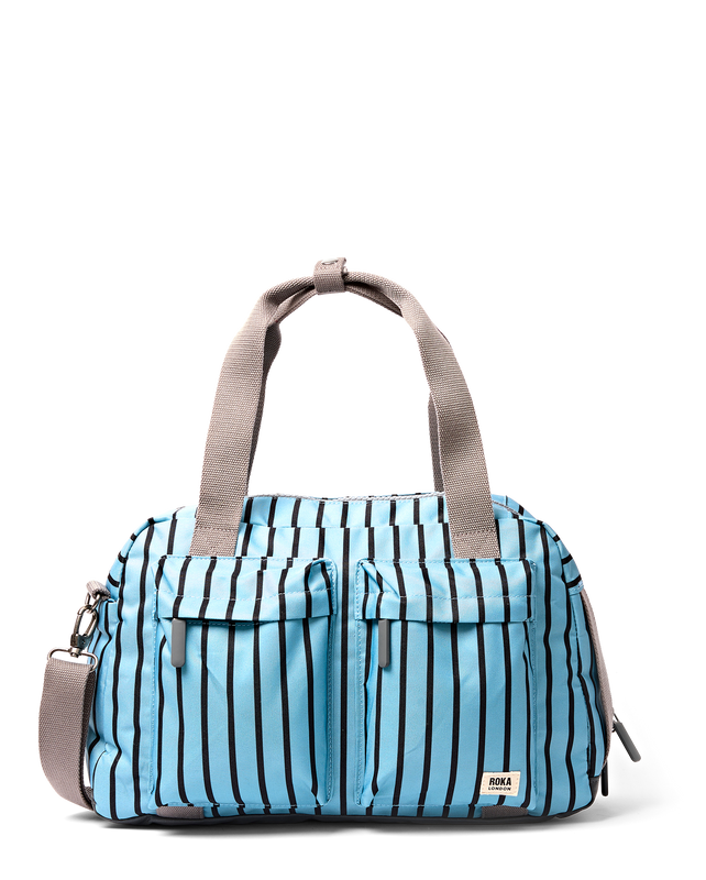 Gatwick Carry-On Duffel Bag in Blue Stripe