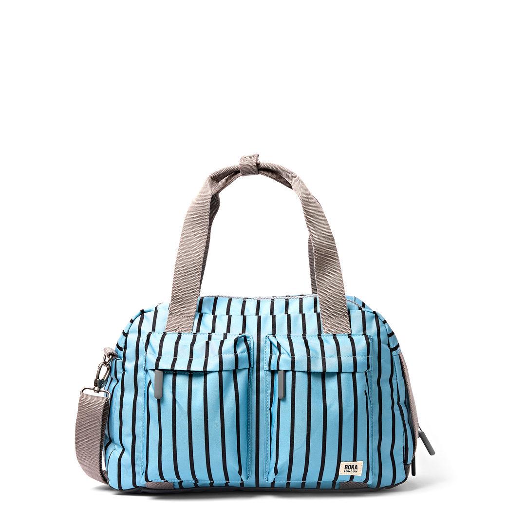 Gatwick Carry-On Duffel Bag in Blue Stripe