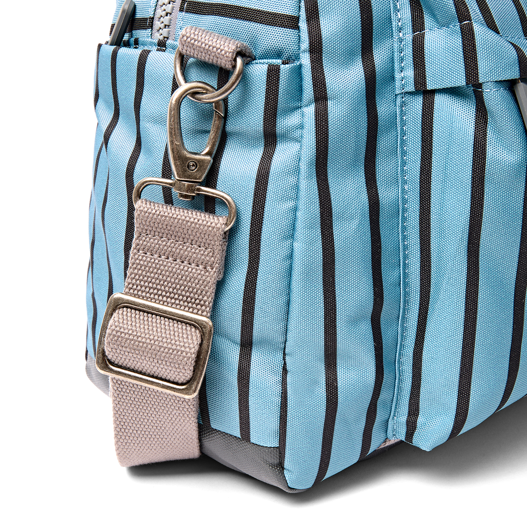 Gatwick Carry-On Duffel Bag in Blue Stripe