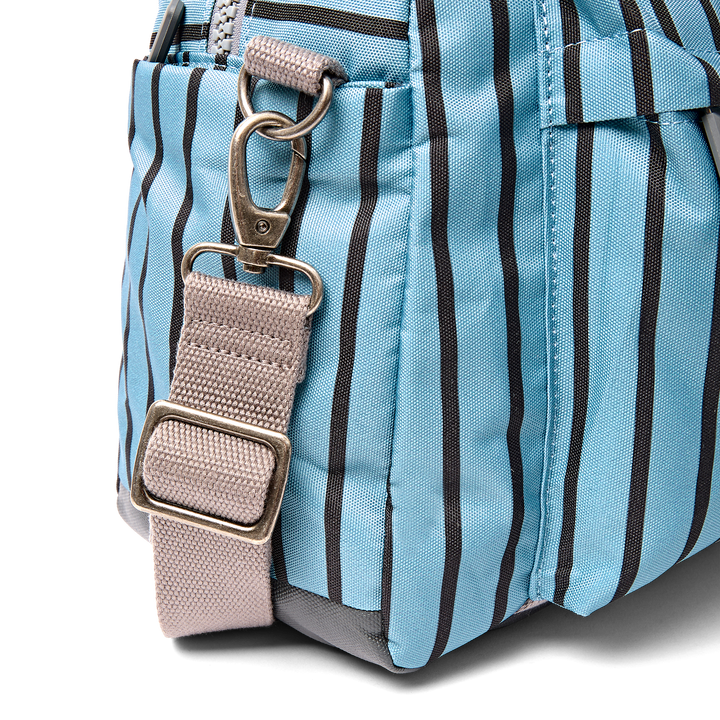 Gatwick Carry-On Duffel Bag in Blue Stripe