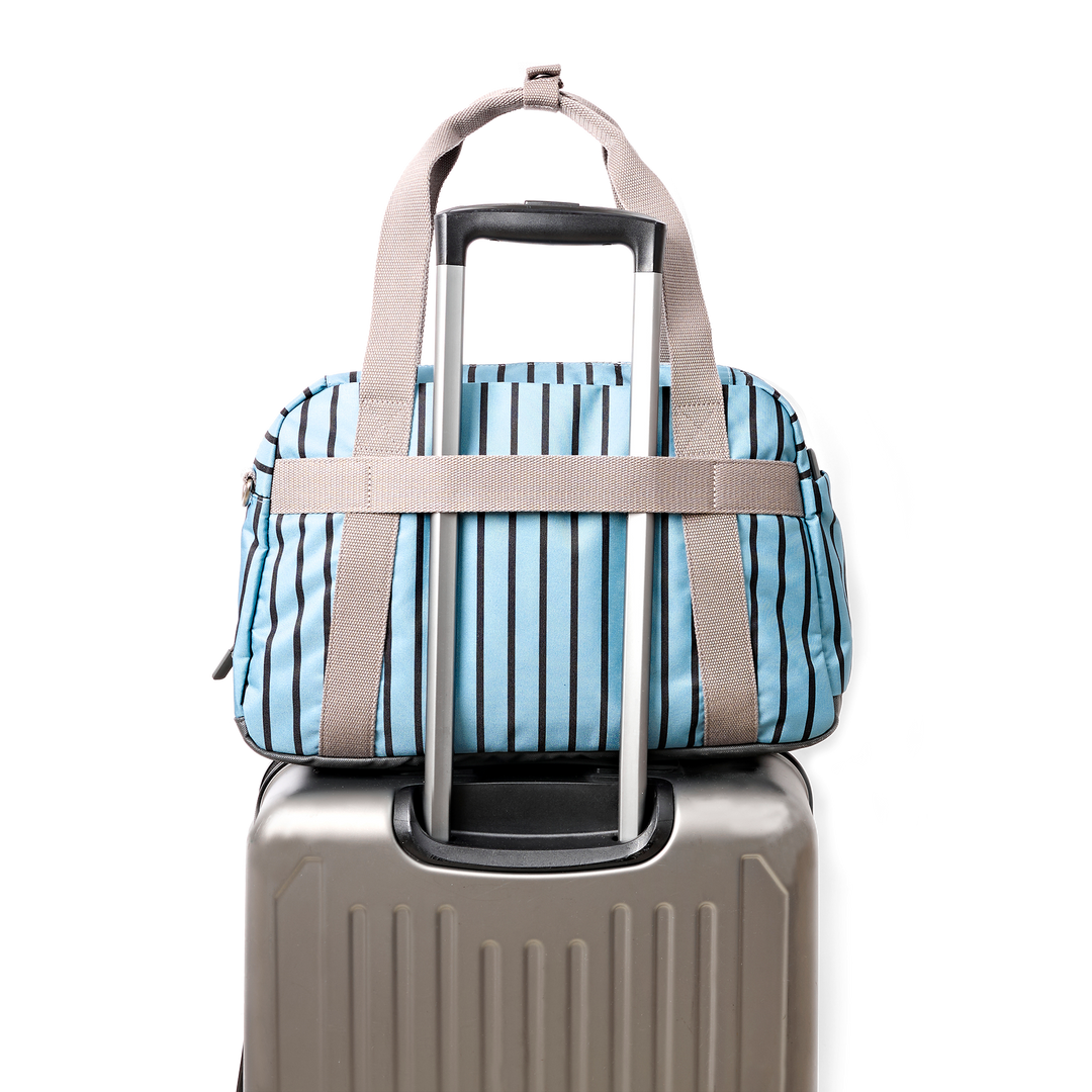 Gatwick Carry-On Duffel Bag in Blue Stripe